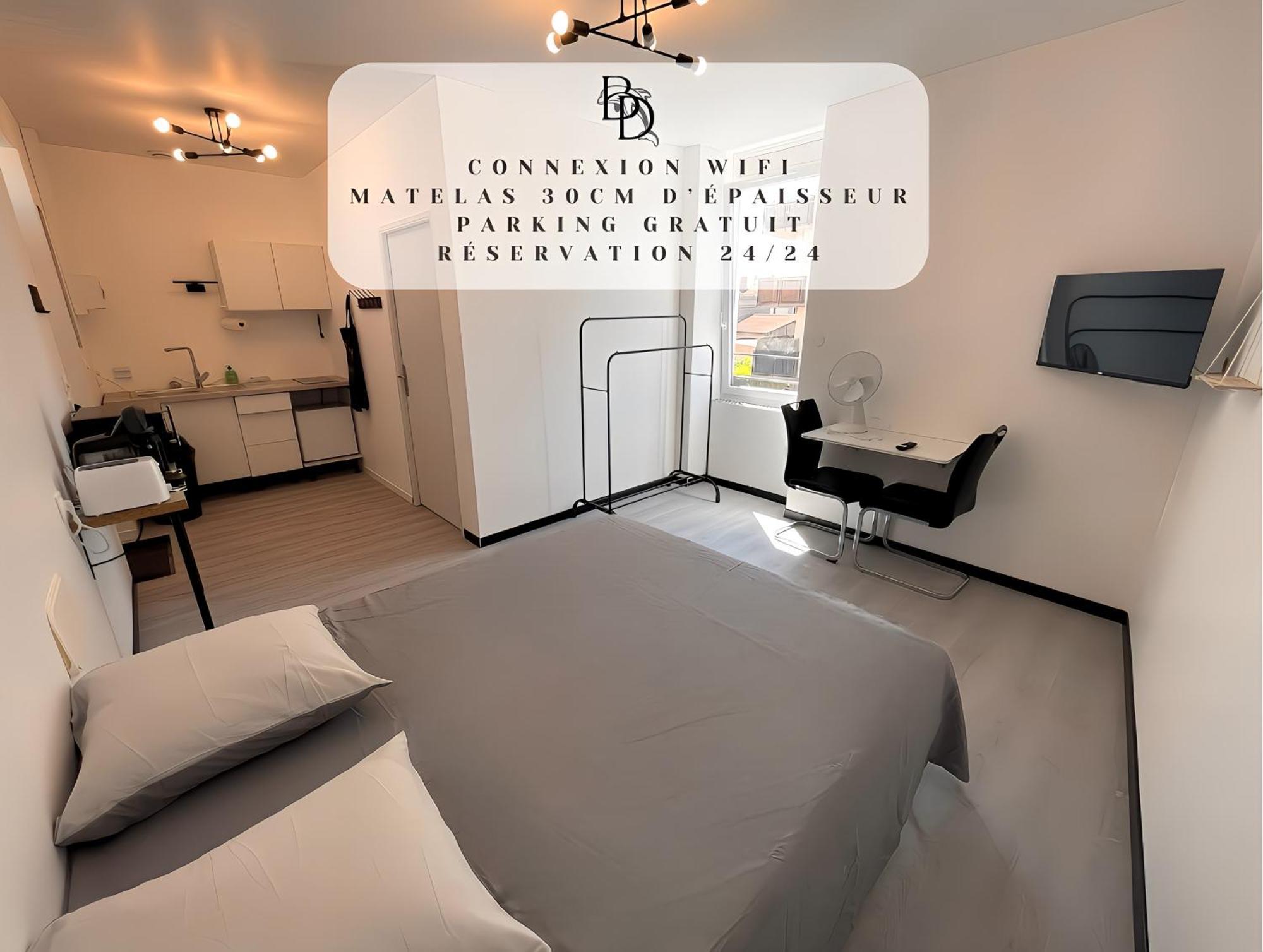 Studio B2 20M2 Cosy 5Min A Pied Des Gares Руан Екстериор снимка
